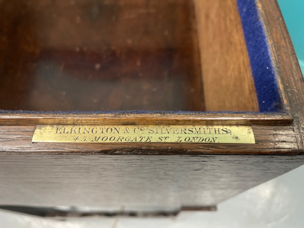 Mid Victorian cellarette by Elkington & Co  View II