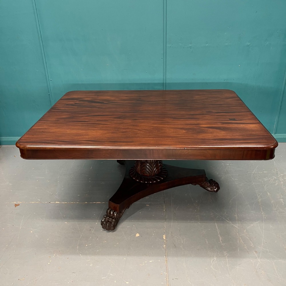 8 seater late Georgian pedestal dining table  View III