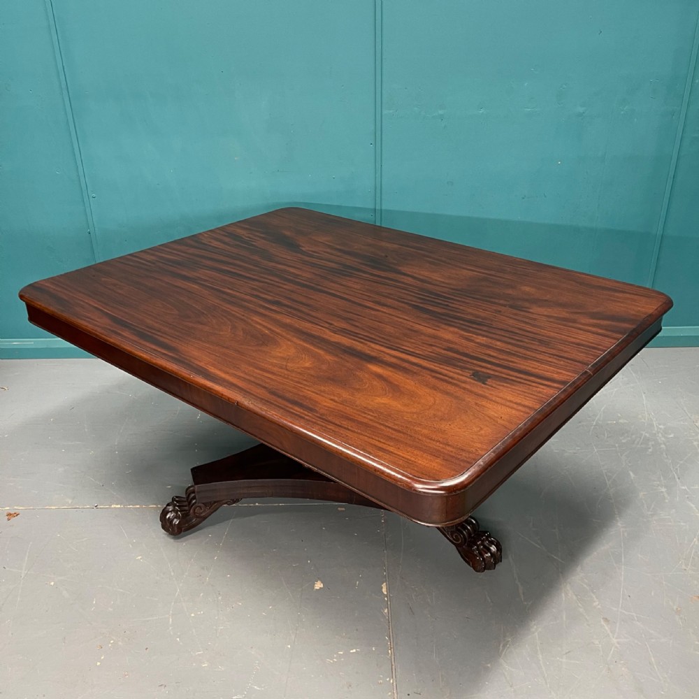 8 seater late Georgian pedestal dining table  View IX