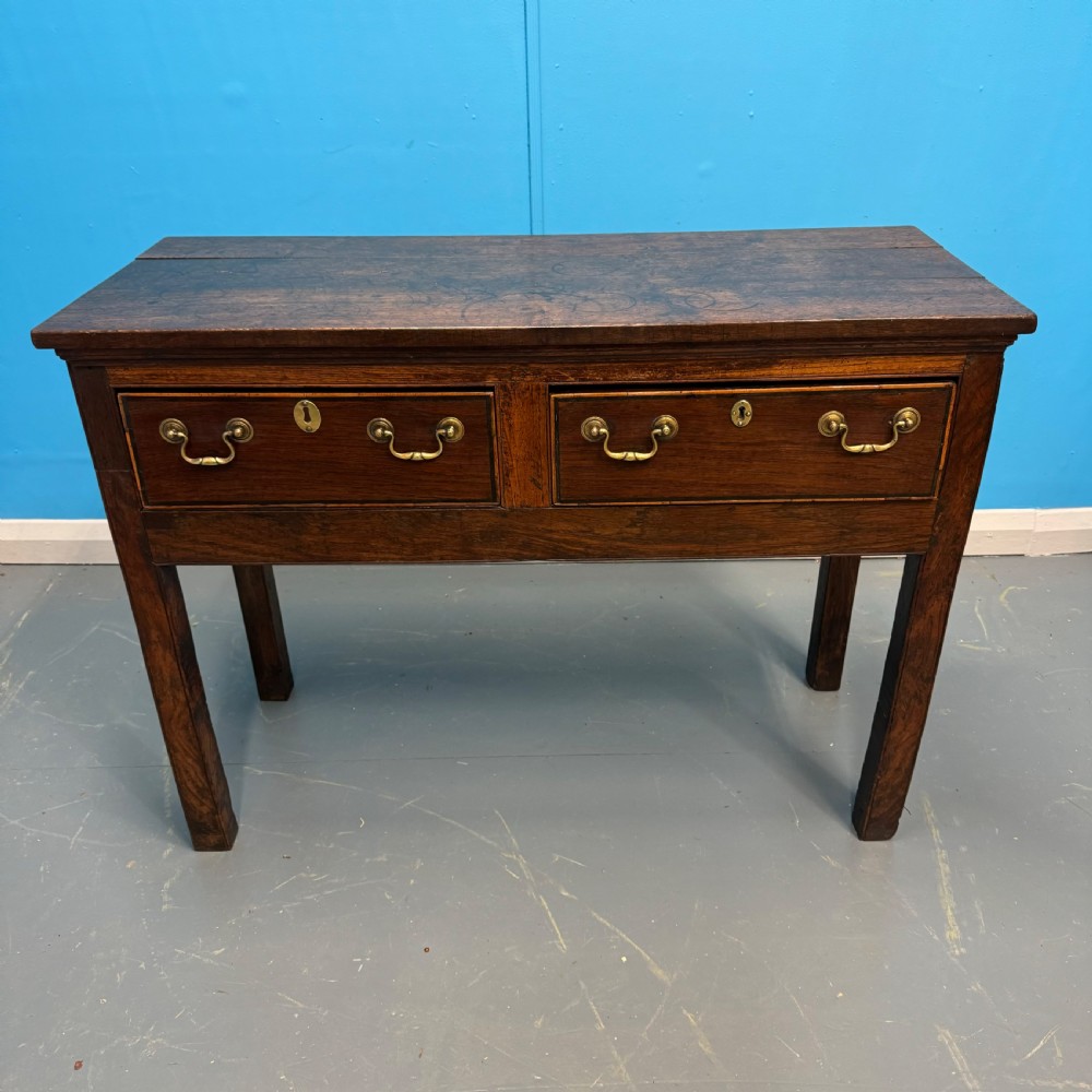 Late 18th century oak dresser base  View VII