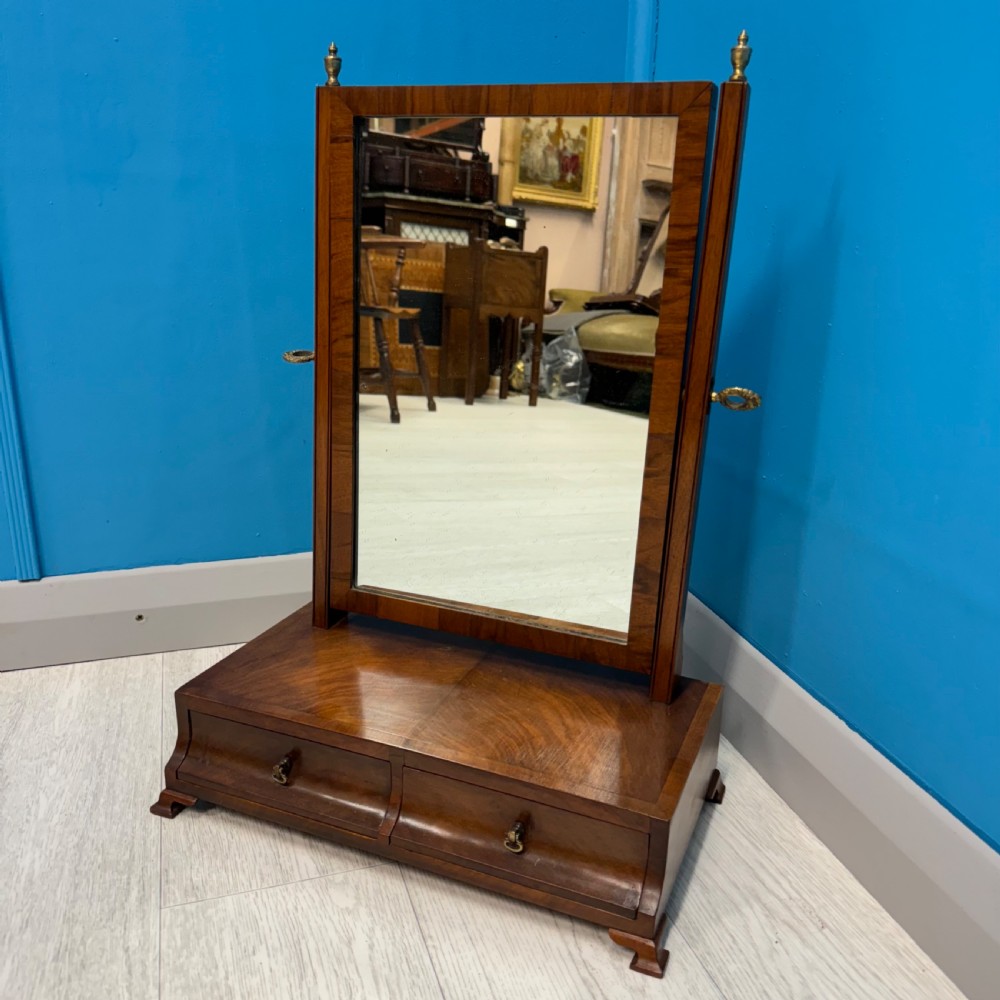 Elegant Regency dressing table mirror
