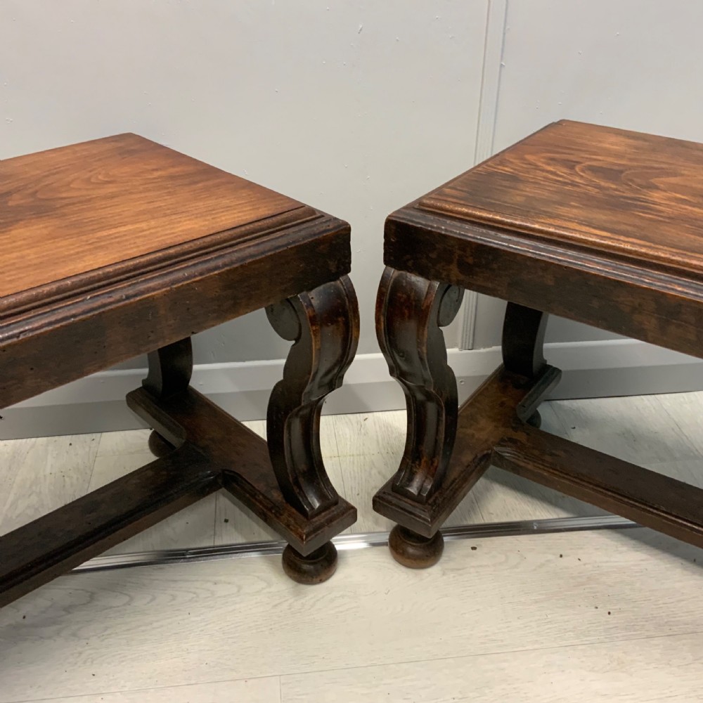 Pair of French sofa side tables View III