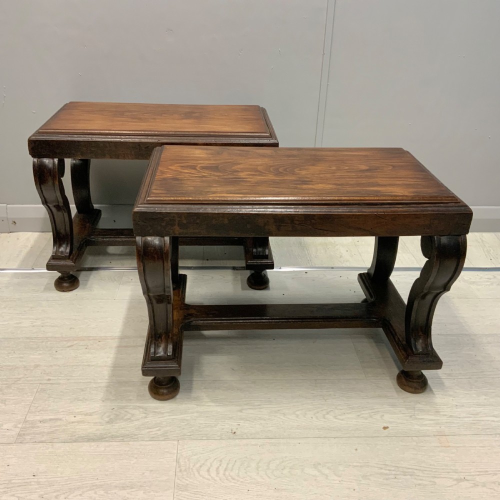 Pair of French sofa side tables View IV