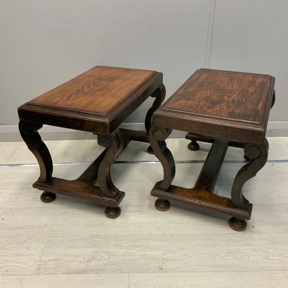 Pair of French sofa side tables View VI