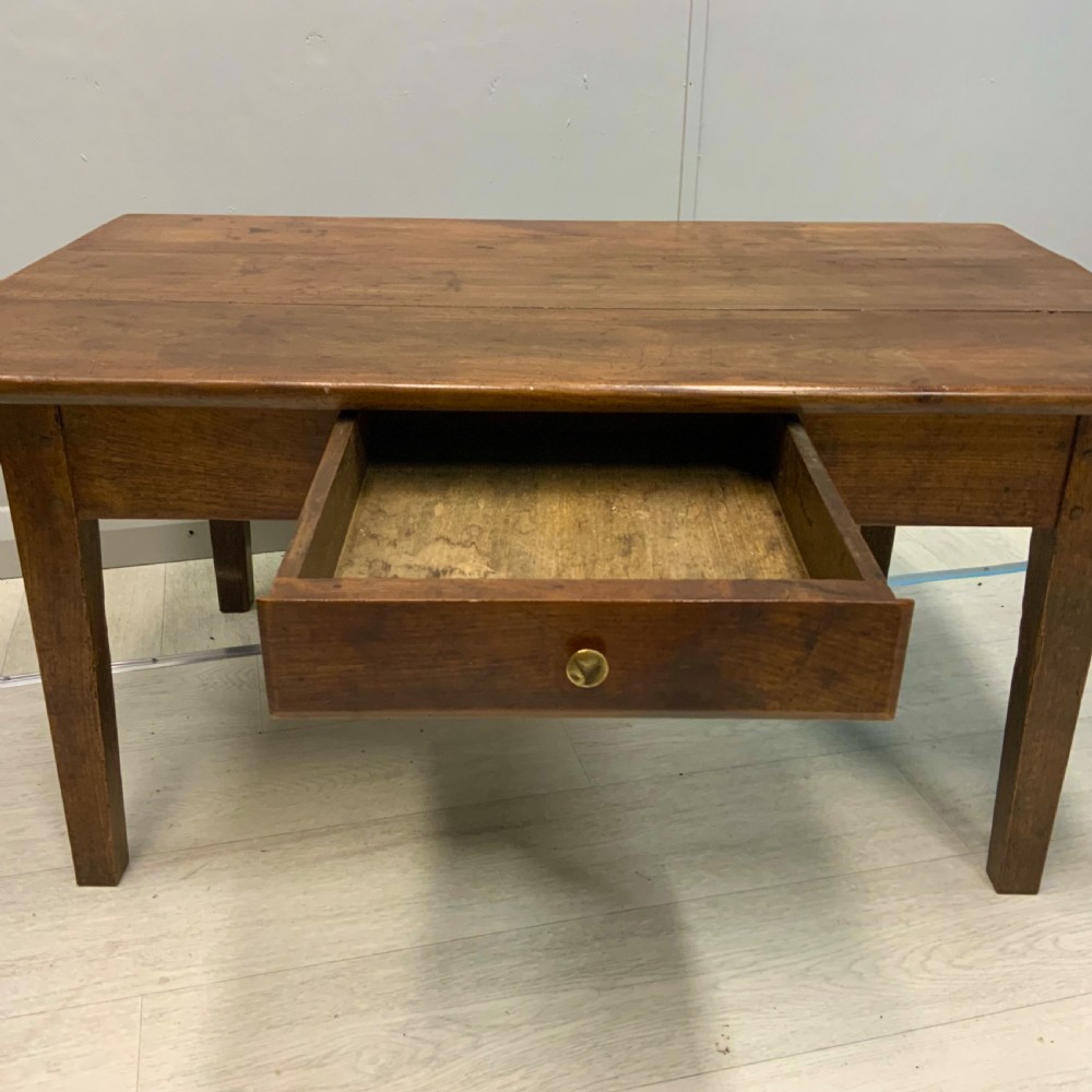 French antique cherry coffee table View III