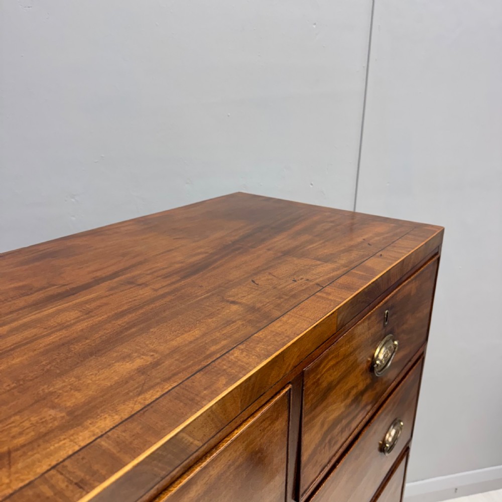 Regency mahogany chest of drawers View II