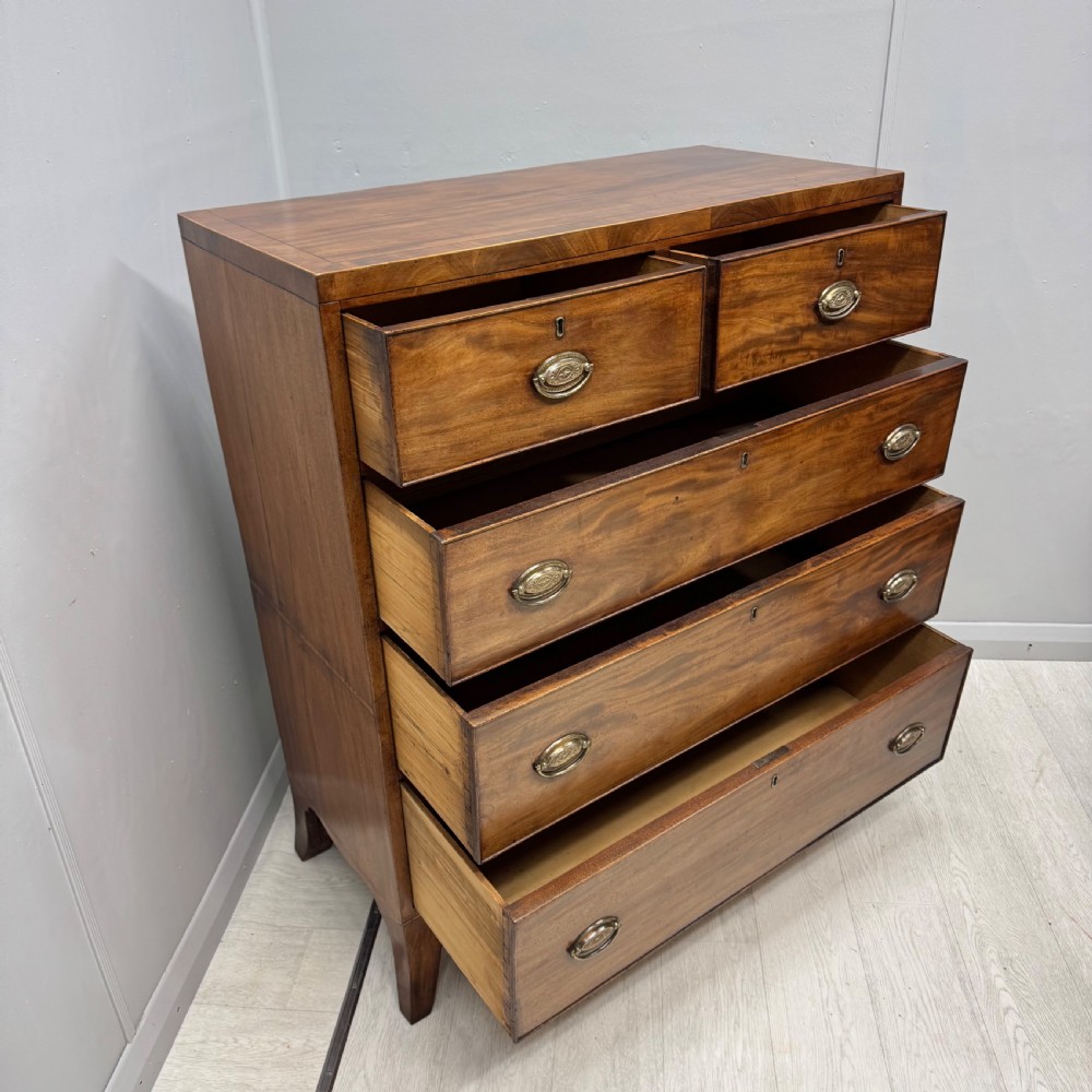 Regency mahogany chest of drawers View IV