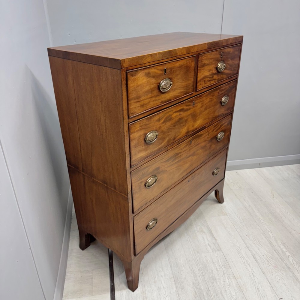 Regency mahogany chest of drawers View VI