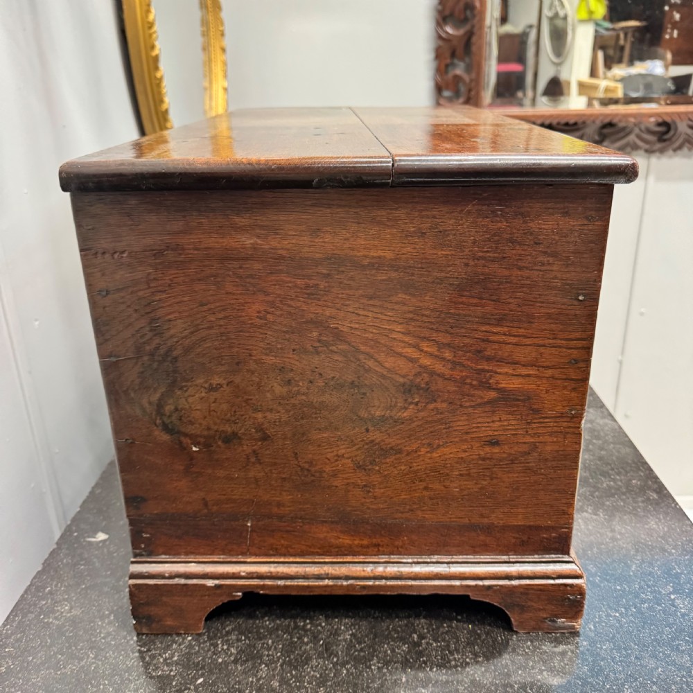 18th century oak mini mule chest View VII