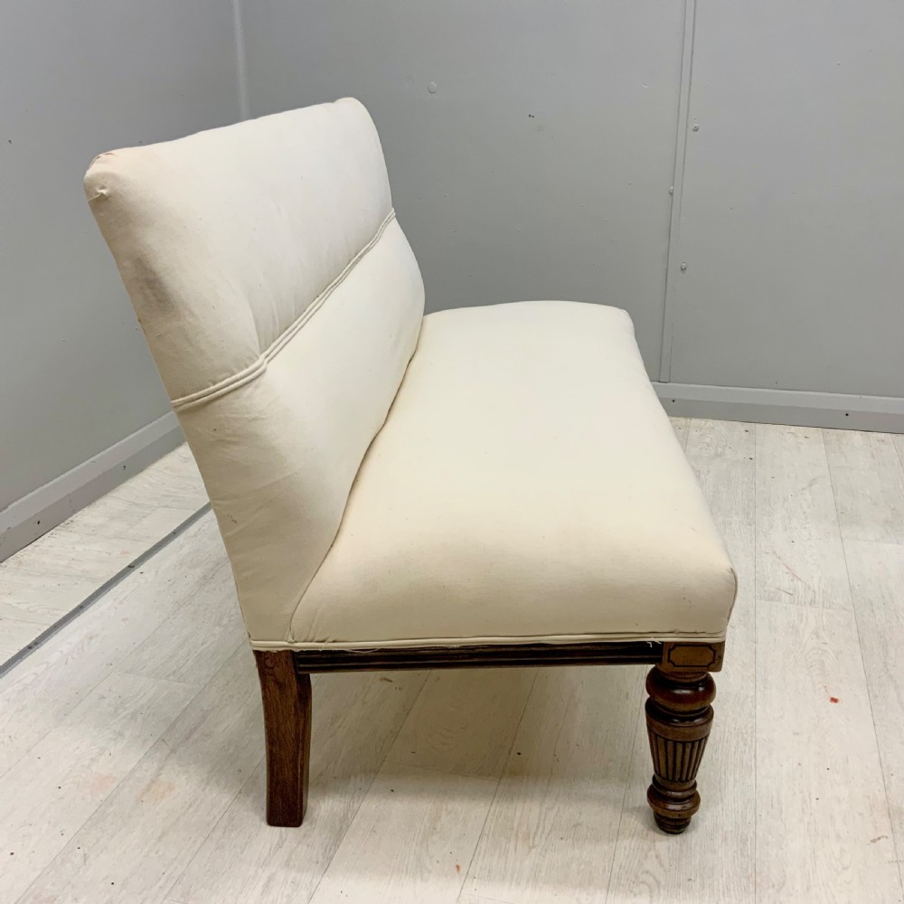 Victorian window seat in calico View V