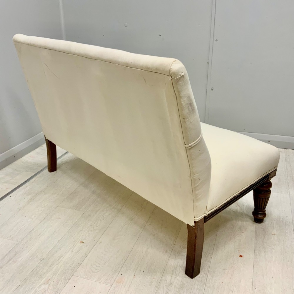 Victorian window seat in calico View VI