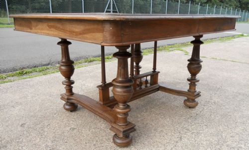 fig 1. Oak Extending Dining Table to Seat Sixteen