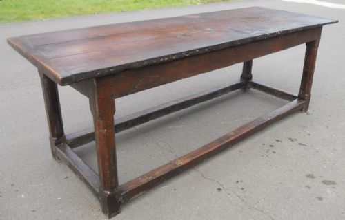 Antique Oak Refectory Dining Table (Ex-shakespeare Birthplace Trust)