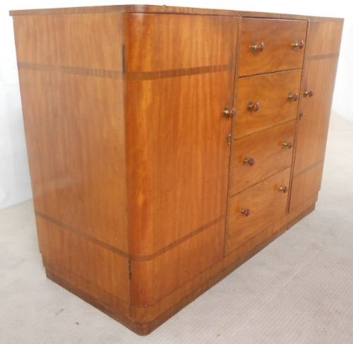fig 1. Art Deco Quality Walnut Sideboard