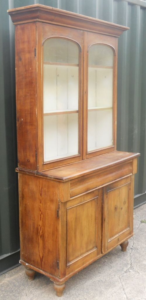 fig 1. Victorian Pine Bookcase 