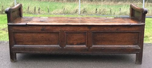 Georgian Oak Settle