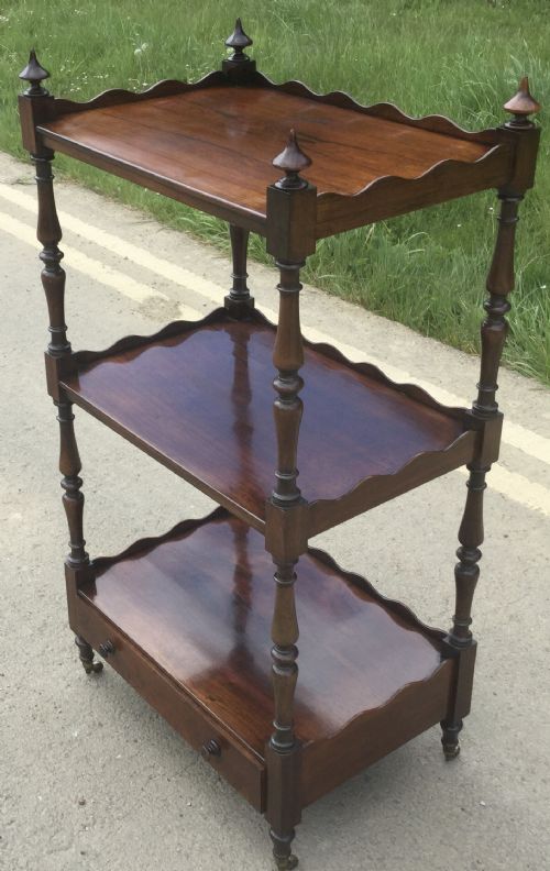 Regency Rosewood Whatnot Stand