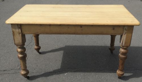 Victorian Pine Kitchen Table