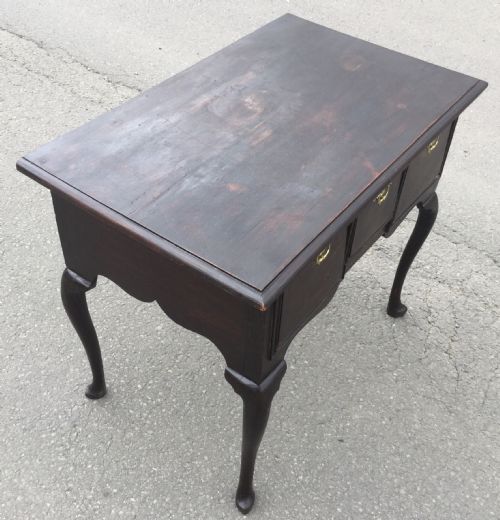 GEORGIAN OAK SIDE TABLE - ADDITIONAL PHOTO 1