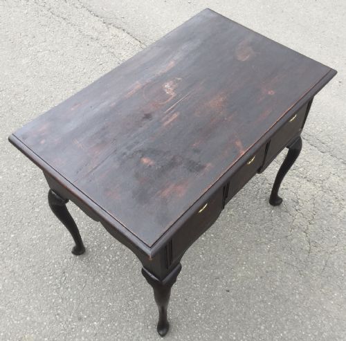 GEORGIAN OAK SIDE TABLE - ADDITIONAL PHOTO 2