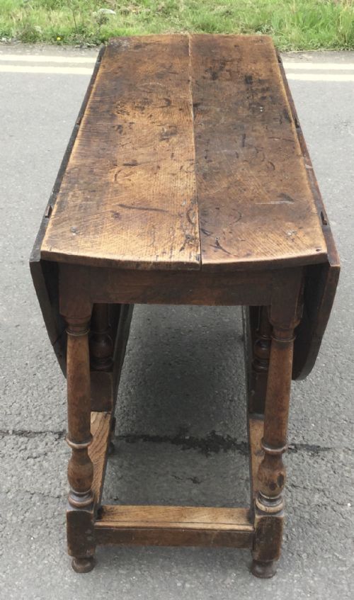 Antique Oak Gateleg Dining Table