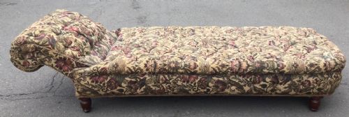 VICTORIAN UPHOLSTERED RECLINING DAYBED - ADDITIONAL PHOTO 11