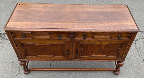 JACOBEAN STYLE OAK DRESSER - ADDITIONAL PHOTO 7