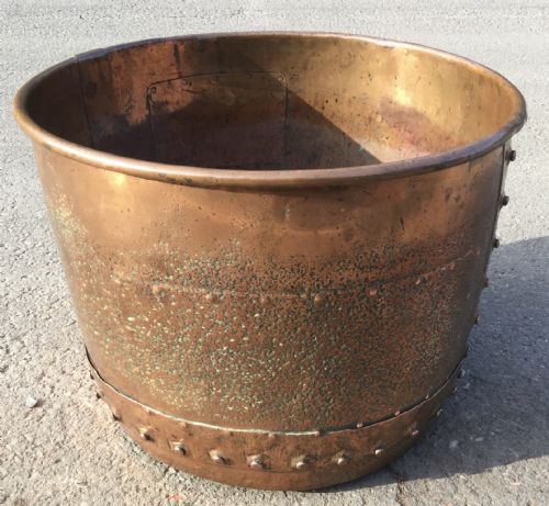 GEORGIAN COPPER LOG BIN - ADDITIONAL PHOTO 1