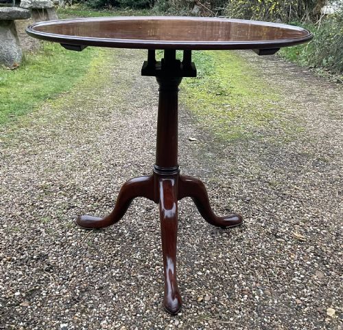 GEORGIAN MAHOGANY TRIPOD TABLE - ADDITIONAL PHOTO 1