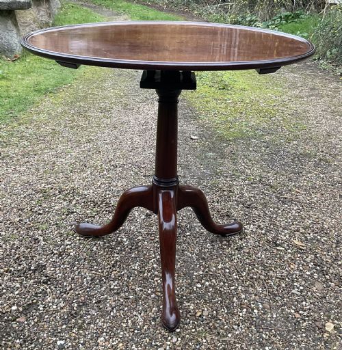 GEORGIAN MAHOGANY TRIPOD TABLE - ADDITIONAL PHOTO 4