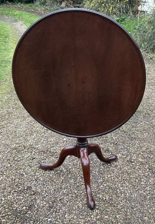 GEORGIAN MAHOGANY TRIPOD TABLE - ADDITIONAL PHOTO 9