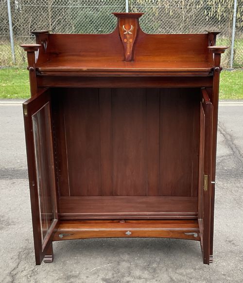 ART NOUVEAU MAHOGANY BOOKCASE - ADDITIONAL PHOTO 12