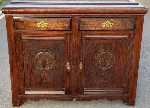 EDWARDIAN OAK LIBRARY BOOKCASE - ADDITIONAL PHOTO 5