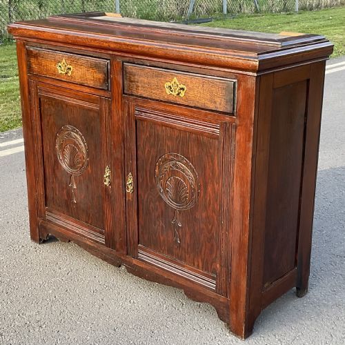 EDWARDIAN OAK LIBRARY BOOKCASE - ADDITIONAL PHOTO 6