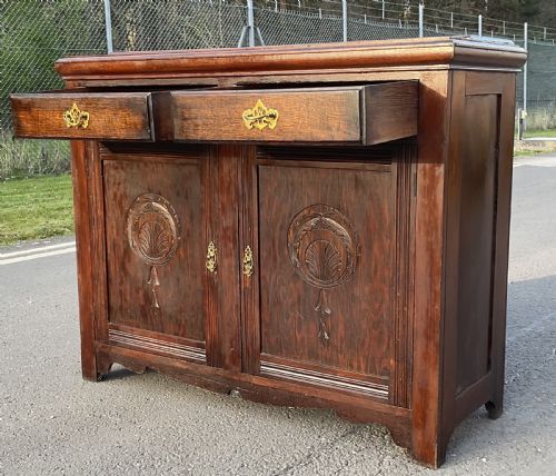 EDWARDIAN OAK LIBRARY BOOKCASE - ADDITIONAL PHOTO 9