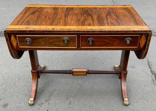Regency Rosewood Sofa Table