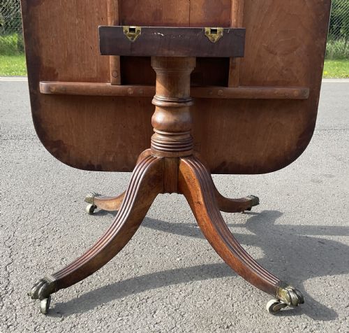 GEORGIAN MAHOGANY BREAKFAST TABLE - ADDITIONAL PHOTO 5