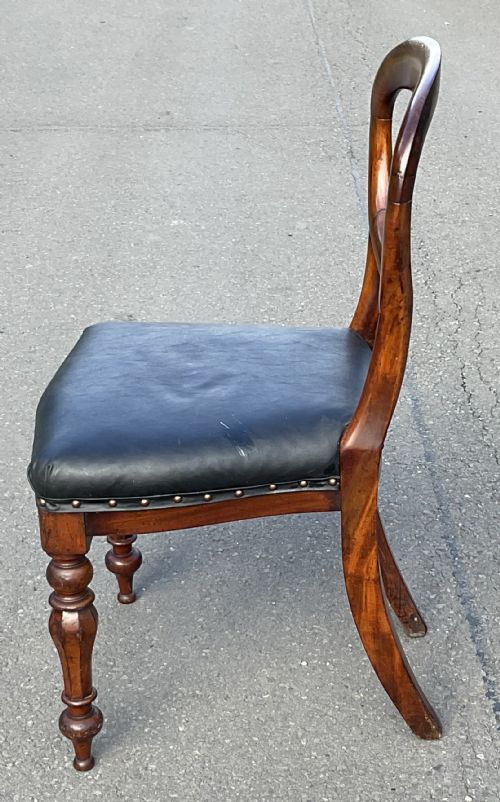 SET OF FIVE VICTORIAN MAHOGANY DINING CHAIRS - ADDITIONAL PHOTO 10