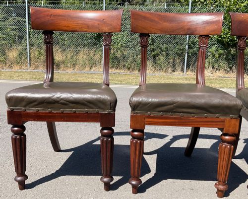 SET OF SIX WILLIAM IV DINING CHAIRS BY W W PEIRCE - ADDITIONAL PHOTO 7