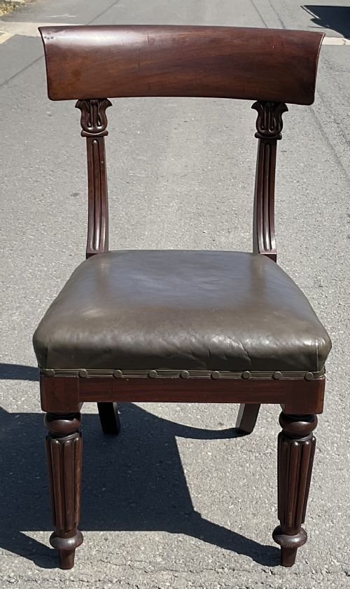 SET OF SIX WILLIAM IV DINING CHAIRS BY W W PEIRCE - ADDITIONAL PHOTO 8