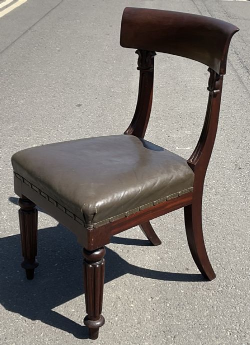 SET OF SIX WILLIAM IV DINING CHAIRS BY W W PEIRCE - ADDITIONAL PHOTO 9