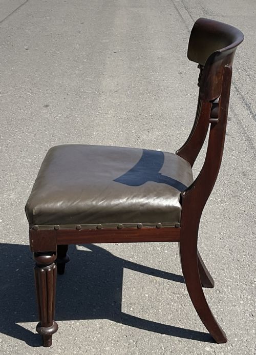 SET OF SIX WILLIAM IV DINING CHAIRS BY W W PEIRCE - ADDITIONAL PHOTO 10