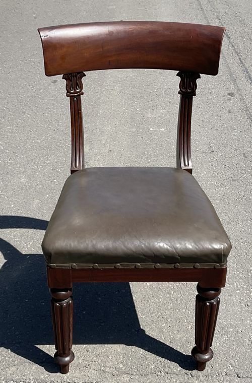 SET OF SIX WILLIAM IV DINING CHAIRS BY W W PEIRCE - ADDITIONAL PHOTO 12