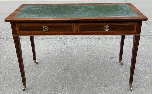 Edwardian Inlaid Mahogany Writing Table