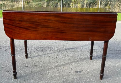 GEORGIAN MAHOGANY DROPLEAF PEMBROKE TABLE - ADDITIONAL PHOTO 2