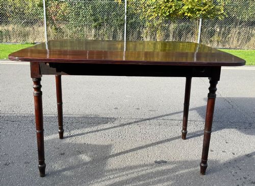 GEORGIAN MAHOGANY DROPLEAF PEMBROKE TABLE - ADDITIONAL PHOTO 8