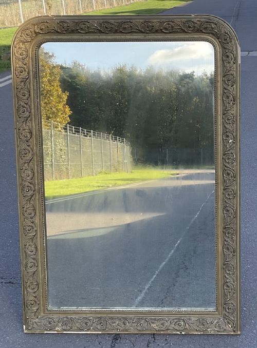 REGENCY GILT FRAMED OVERMANTEL MIRROR