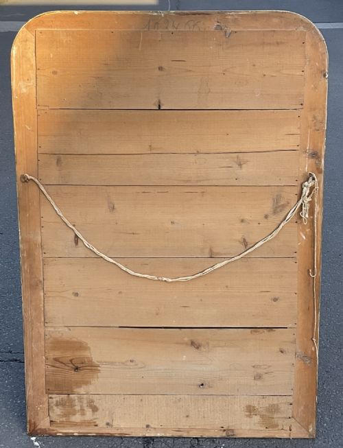REGENCY GILT FRAMED OVERMANTEL MIRROR - ADDITIONAL PHOTO 5