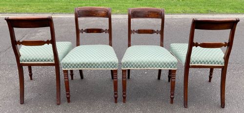 SET OF FOUR GEORGIAN MAHOGANY DINING CHAIRS - ADDITIONAL PHOTO 6