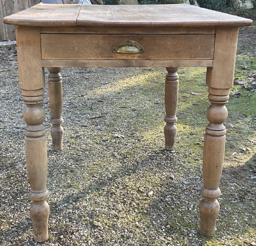VICTORIAN PINE KITCHEN TABLE - ADDITIONAL PHOTO 9